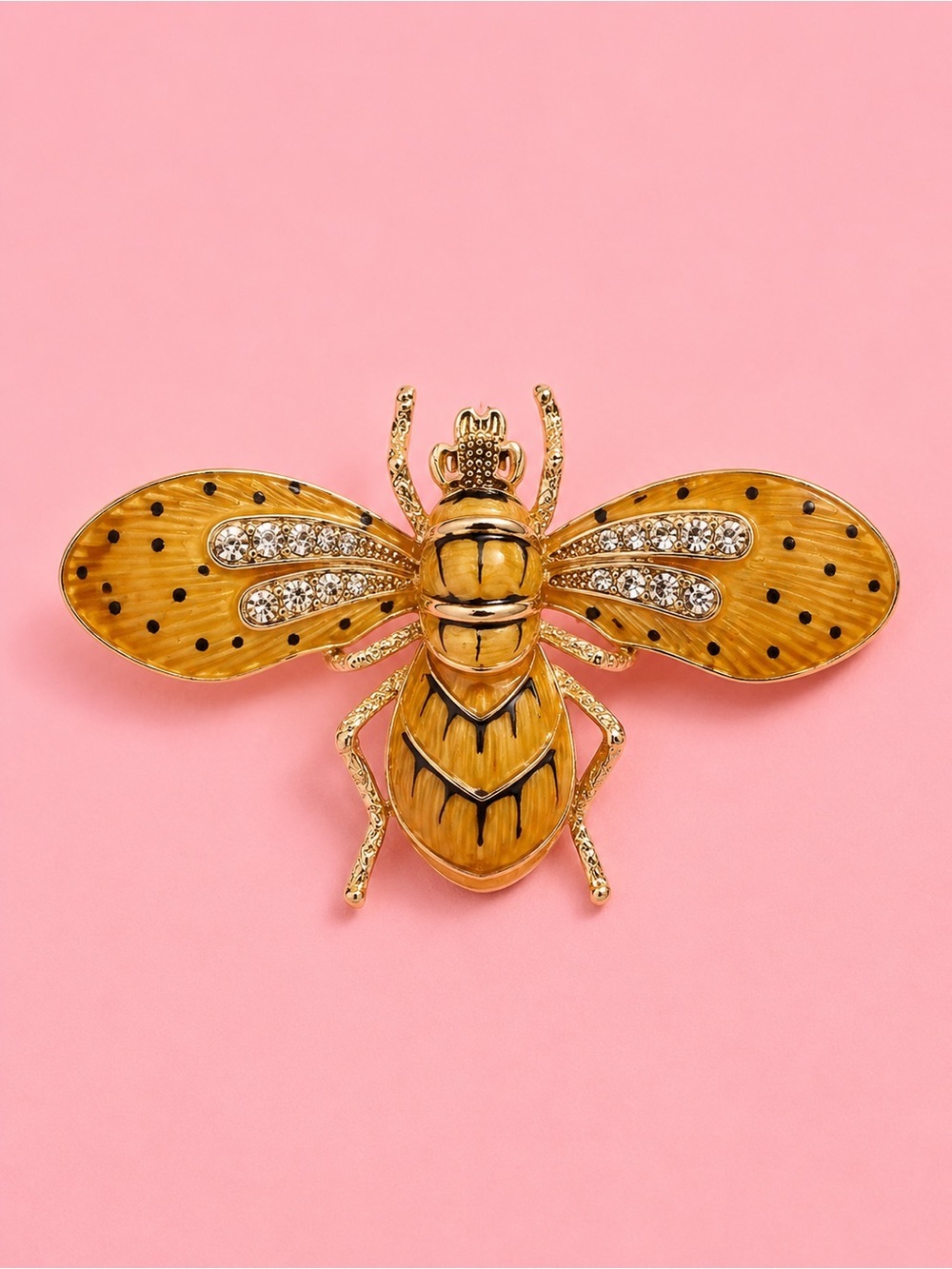 Vintage Gold Bee Brooch